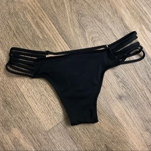 Black bikini bottom